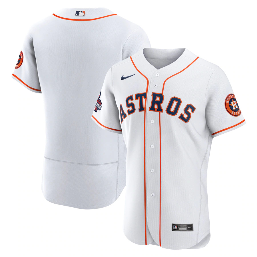 Men Houston Astros Nike White 2022 World Series Champions Home Authentic MLB Jersey->customized nfl jersey->Custom Jersey